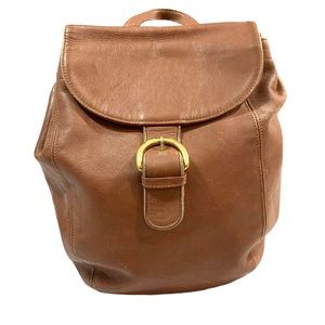 Vintage 1990's Coach 4134 Brown Leather Bantam Backpack